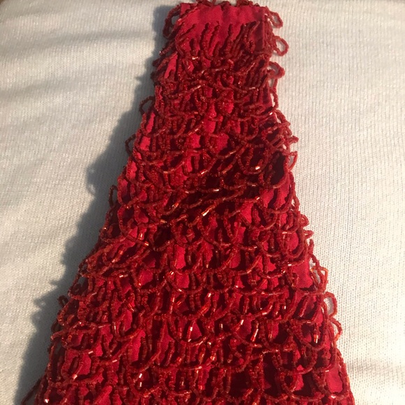 Pre-Owned Moyna red wristlet purse. - Picture 1 of 5